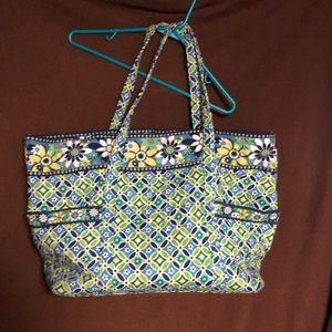 Vera Bradley large vintage pattern tote